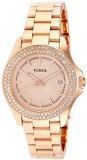 Fossil Am4454 Ladies Retro Traveller Rose Gold Watch