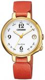 CITIZEN Womens Analogue-Digital Solar Powered Watch with Leather Strap EE4012-10A