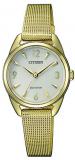CITIZEN Women's Analogue Quartz Watch with Stainless Steel Strap EM0687-89P