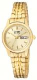 Citizen Women's EW3152-95P Eco-Drive Flexible Band Gold-Tone Watch