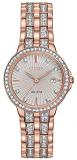 Citizen Womens Analogue Classic Solar Powered Watch with Stainless Steel Strap EW2348-56A