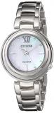 Citizen Eco-Drive Women's EM0330-55D Citizen L Sunrise Analog Display Silver Watch