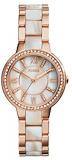 Fossil Women's Virginia Quartz Stainless Steel Dress Quartz Watch