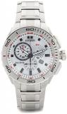 Citizen Men's AT0960-52A Silver Stainless-Steel Quartz Watch with White Dial