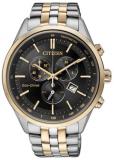 Citizen Eco-Drive Analog Black Dial Men's Watch - AT2144-54E
