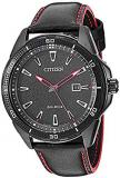 Citizen Eco-Drive Solar Quartz Black Dial Mens Watch AW1585-04E