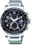 Citizen Eco-Drive Solar Quartz Black Dial Mens Watch AT8124-83E