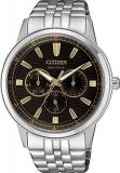 Citizen Eco-Drive Solar Quartz Black Dial Womens Watch BU2071-87E