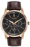 Citizen Eco-Drive Solar Quartz Black Dial Mens Watch BU2013-08E