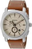 Fossil Men's FS5131 Stainless Steel Watch with Brown Strap