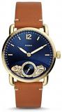 Fossil Mens Analogue Quartz Watch with Leather Strap ME1167