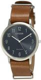 Citizen Men's Eco-Drive BJ6501-10L Silver Leather Fashion Watch