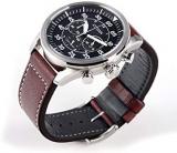 Citizen Men's Eco-Drive CA4210-16E Silver Leather Dress Watch