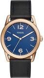 Watch Fossil Men's Ledger Watch Quartz Mineral Crystal BQ2306 BQ2306