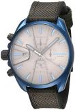 Diesel Men's MS9 Chronograph Blue-Tone Aluminum Watch DZ4506