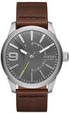 Diesel Men's DZ1802 Rasp Stainless Steel Brown Leather Watch