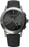 Burberry Black Dial Black Fabric Strap Mens Watch BU9362