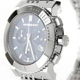 Burberry Watch, Men's Swiss Chronograph Stainless Steel Bracelet 22mm Bu2308