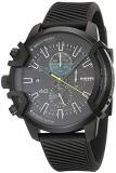 Diesel Men's Griffed Chronograph Black-Tone Stainless Steel Watch DZ4520