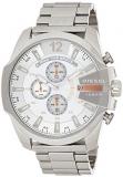 Diesel Men's DZ4328 Mega Chief Silver-Tone Stainless Steel Watch
