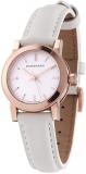 Burberry Bu9209 Rose Gold White Dial Ladies Watch