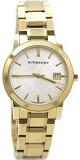 Burberry White Dial Gold-tone Ladies Watch BU9103