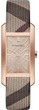 Burberry BU9408 Square Case Rose Gold Tone Women's Watch