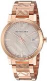 Burberry Rose Gold-Tone Dial Stainless Steel Quartz Ladies Watch BU9039
