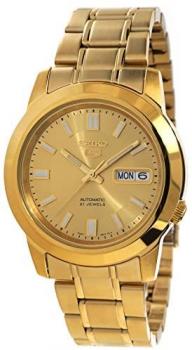 Seiko 5 Classic Automatic Gold Tone Watch SNKK20K1