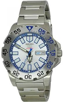 Seiko 5 Sports Silver Watch SRP481K1