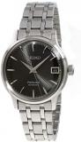 SEIKO PRESAGE Automatic Ladies Cocktail 'Espresso Martini' Gray Dial Steel Watch SRP837J1