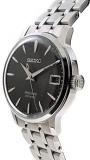 SEIKO PRESAGE Automatic Ladies Cocktail 'Espresso Martini' Gray Dial Steel Watch SRP837J1