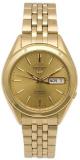 Seiko Men's SNKL28 Gold Plated Stainless Steel Analog with Gold Dial Watch
