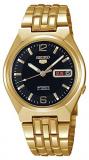 Mens Watch Seiko SNKL66 Seiko 5 Gold Tone Stainless Steel Case and Bracelet Auto