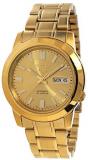 Seiko 5 Classic Automatic Gold Tone Watch SNKK20K1
