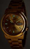 Seiko 5 Classic Automatic Gold Tone Watch SNKK20K1