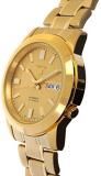 Seiko 5 Classic Automatic Gold Tone Watch SNKK20K1
