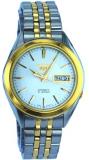 Seiko Men's SNKL24 Two Tone Stainless Steel Analog with Silver Dial Watch