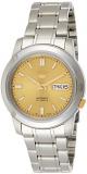Seiko Men's SNKK13 5 Stainless Steel Goldtone Dial Watch