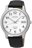 Seiko Sapphire Glass Silver Dial Men's Watch SGEH69