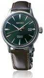 SEIKO PRESAGE"Mockingbird" Cocktail Green Dial with Brown Leather Watch SRPD37J1