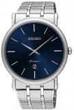 Seiko Premier Mens Analog Quartz Watch with Stainless Steel Bracelet SKP399P1