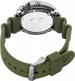 Seiko Solar Diver SNE535 Mens Camo Green Silicone Rubber Band Chronograph Camo Green Quartz Dial Watch