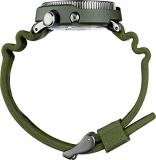 Seiko Solar Diver SNE535 Mens Camo Green Silicone Rubber Band Chronograph Camo Green Quartz Dial Watch
