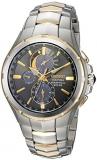 Seiko Men's COUTURA Japanese-Quartz Watch with Two-Tone-Stainless-Steel Strap, 1...