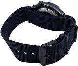 Seiko 5 Sports Black Dial Black Nylon Strap Men&rsquo;s Watch SRPE69K1