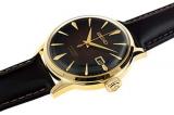SEIKO PRESAGE Limited Edition"Old Fashioned" Cocktail Gold Case Brown Dial Watch SRPD36J1