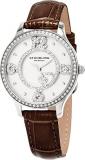 Stuhrling Original Women's 760.01 Symphony Heart Dial Leather Strap Watch
