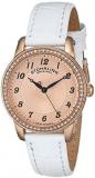 Stuhrling Original Women's Symphony Swiss Quartz Swarovski Crystal Bezel Leather Watch 651 Series