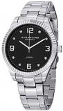 Stuhrling Original Men's 607G.02 "Classique Allure" Stainless Steel Watch with Diamonds